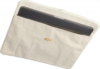 Cotton laptop pouch