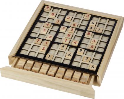 Wooden sudoku game