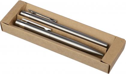 Recycled stainless steel pen set (2pc)