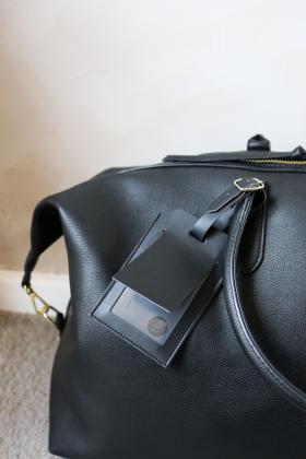 New Tile Slim with Vegan Leather Luggage Tag New Tile Slim with Vegan Leather Luggage Tag