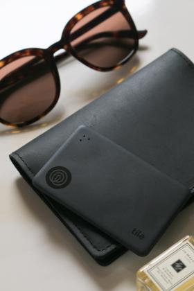 New Tile Slim with Full Grain Leather Passport Wallet