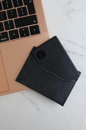 New Tile Slim with Full Grain Leather Card Holder