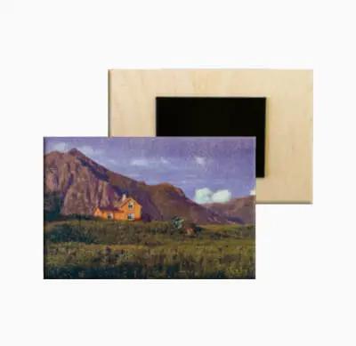 Wooden fridge magnet