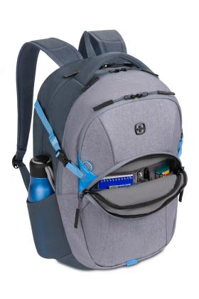 SWISSGEAR 8169 16” Laptop Backpack - Charcoal Blue/Gray