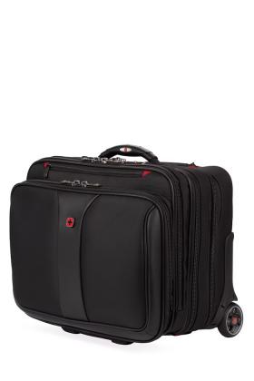 Wenger Patriot II Wheeled Business Case with Removable Laptop Case - Black