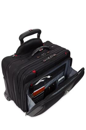 Wenger Patriot II Wheeled Business Case with Removable Laptop Case - Black