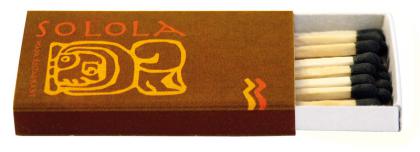 Match box 55x35x8mm Content approx. 18-20 sticks