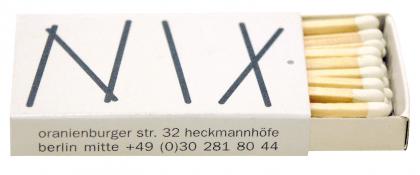 Match box 55x35x9mm Content approx. 20-24 sticks