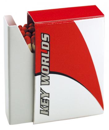 Match box  -push, 55x35x15mm Content: approx. 19-21 matches