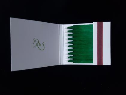 Booklets 50x55 mm Content 2x10 sticks with press varnish Booklets 50x55 mm Content 2x10 sticks with press varnish