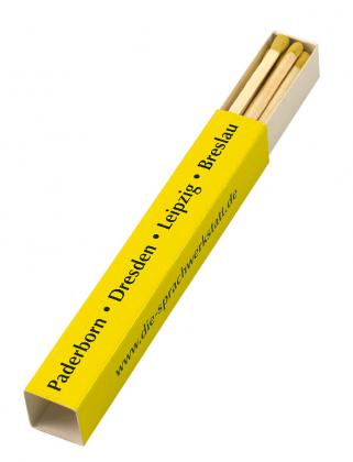 Match box  112x17x17mm Content approx. 10-12 longsticks