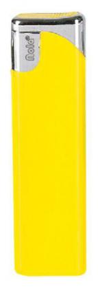 Nola 2 PIEZO lighter HC yellow refillable body HC yellow, cap chrome, pusher chrome