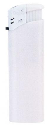 Nola 9 PIEZO lighter HC white refillable body HC white, cap white, pusher white