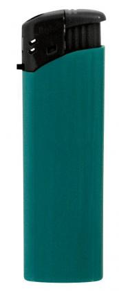 Nola 9 PIEZO lighter HC green refillable body HC green, cap black, pusher black