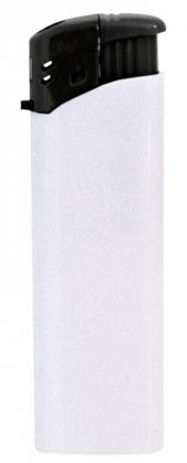 Nola 9 PIEZO lighter HC white refillable body HC white, cap black, pusher black
