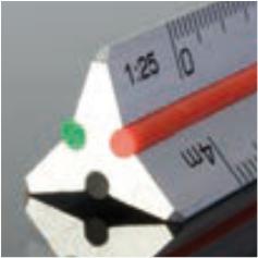 Aluminium triangular ruler L915 • L920