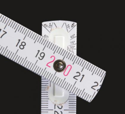 Wooden folding ruler W6