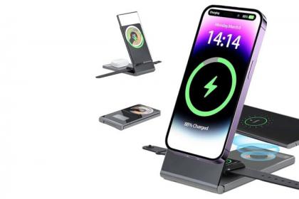TETLIN  3-in-1 15W Magsafe Fast Charging Stand