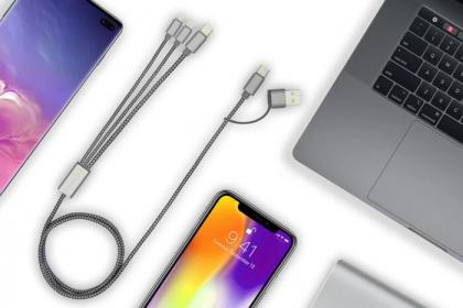 VIRGO  Nylon Braided Multi Charger Cable