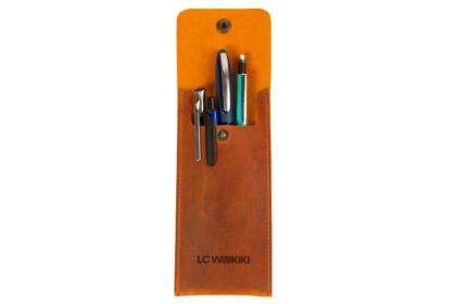 ZOCA  Genuine Leather Snap Pen Sleeve Case