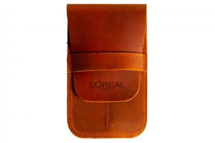 CLAY Genuine Leather Pencil Case