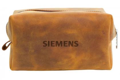 JUDI  Genuine Leather Shaving & Makeup Bag