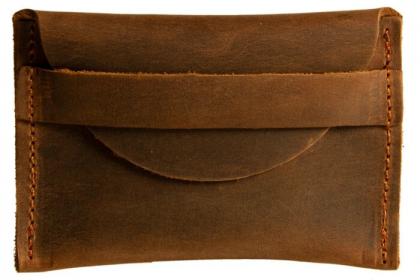 PERA  Genuine Leather Flap Card Holder