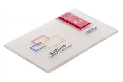 Transparent Business Card USB Drive