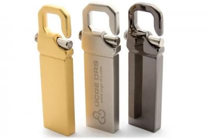 METAL LOCK USB Stick with a Lock Clip