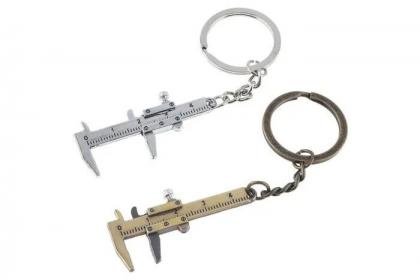 FLAT  Mini Key Chain Tool Vernier Caliper Keychain