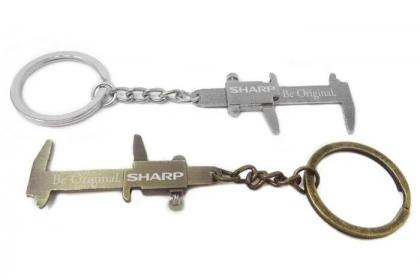 FLAT  Mini Key Chain Tool Vernier Caliper Keychain