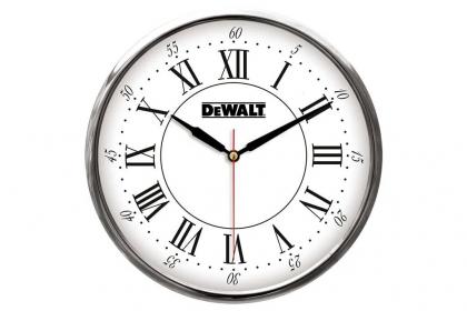 TALION  Metal and Glass Wall Clock