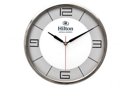 TALION  Metal and Glass Wall Clock