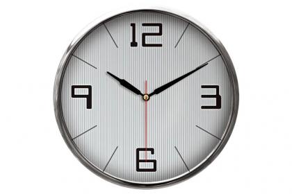 TALION  Metal and Glass Wall Clock