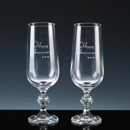 Pair of Claudia Crystal