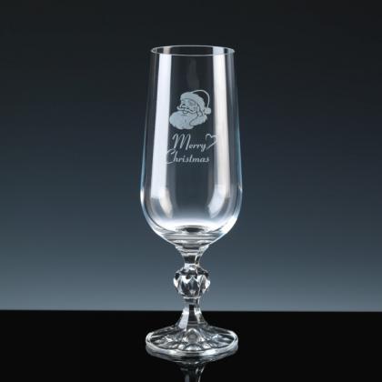 Claudia Crystal Glass Merry Christmas