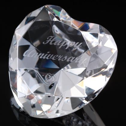 WhiteFire Crystal Happy Anniversary