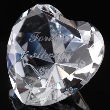WhiteFire Crystal Heart Forever & Always