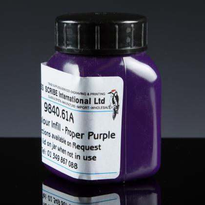 Proper Purple Engraving Infill