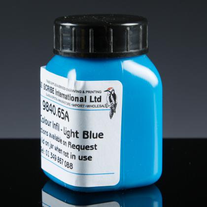 Light Blue Engraving Infill