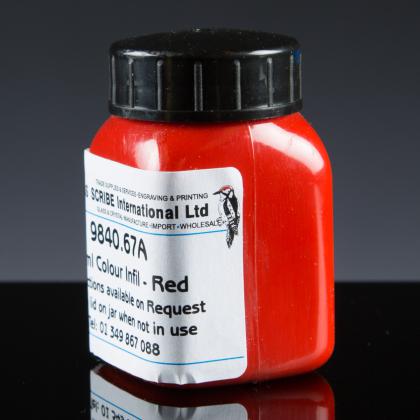Red Engraving Infill