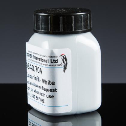White Engraving Infill