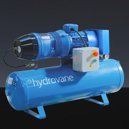 Hydrovane V02 RM Compressor With 75l Receiver and Aftercooler