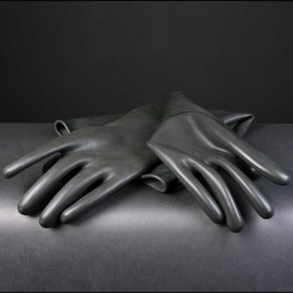 Large (9.5) Rubber Gloves for Sandblast Machine