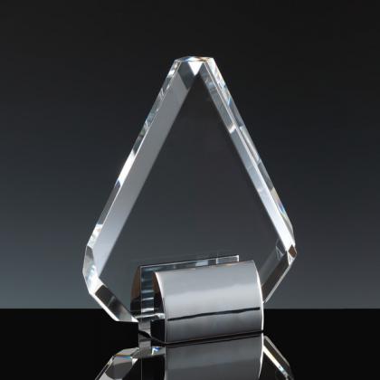 Fusion Crystal 6" Diamond & Chrome Base