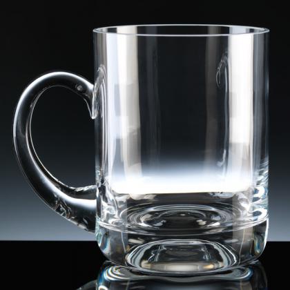 Balmoral Glass 1pt Rock Base Tankard, Blue Box - SECONDS