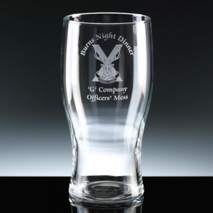 Tulip 1 Pint Beer Glass , Bulk 24's