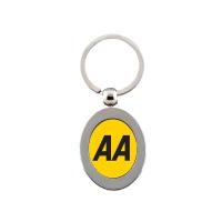 Metal Keyring - Oval - 79mm x 33mm