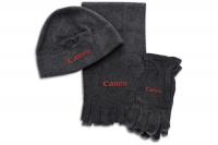 ADEN  Winter Fleece Scarf Hat Gloves Three-Piece Set