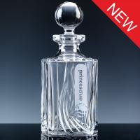 Inverness Crystal - Flame Square Spirit Decanter 